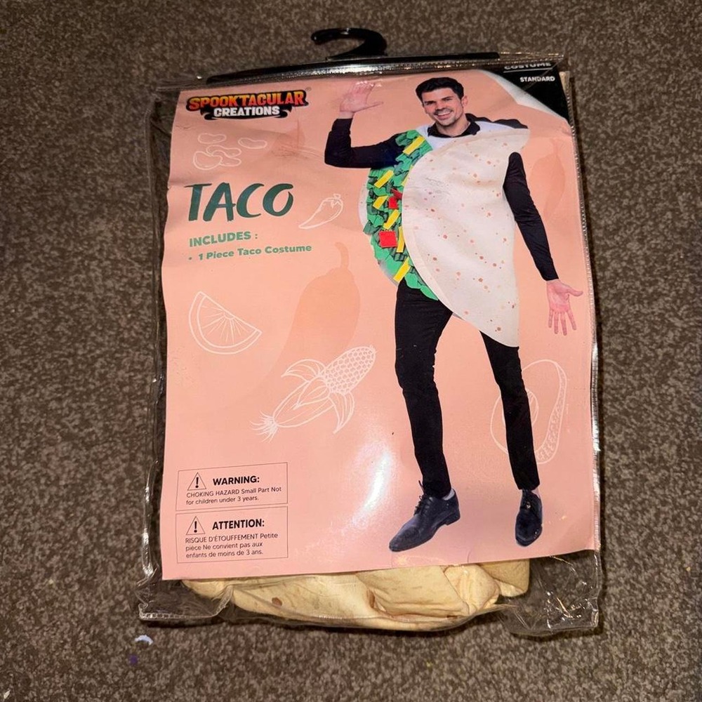 Spooktacular Creations Adult Taco Costume Halloween Unisex One Size 20087